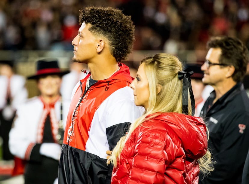 Patrick Mahomes' wife Brittany reacted to his AFC Championship win.