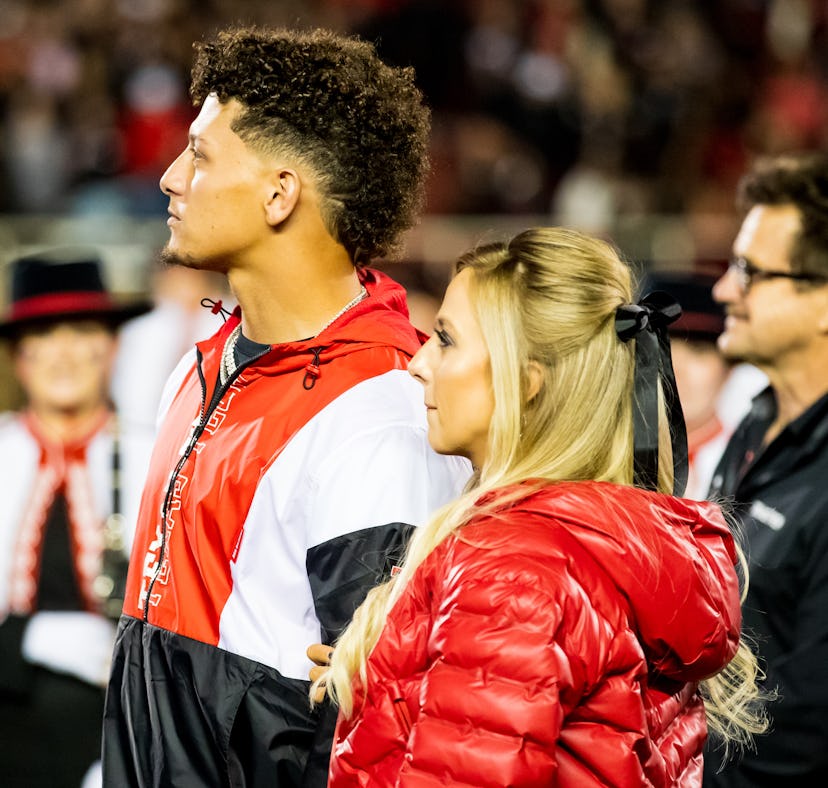 Patrick Mahomes' wife Brittany reacted to his AFC Championship win.