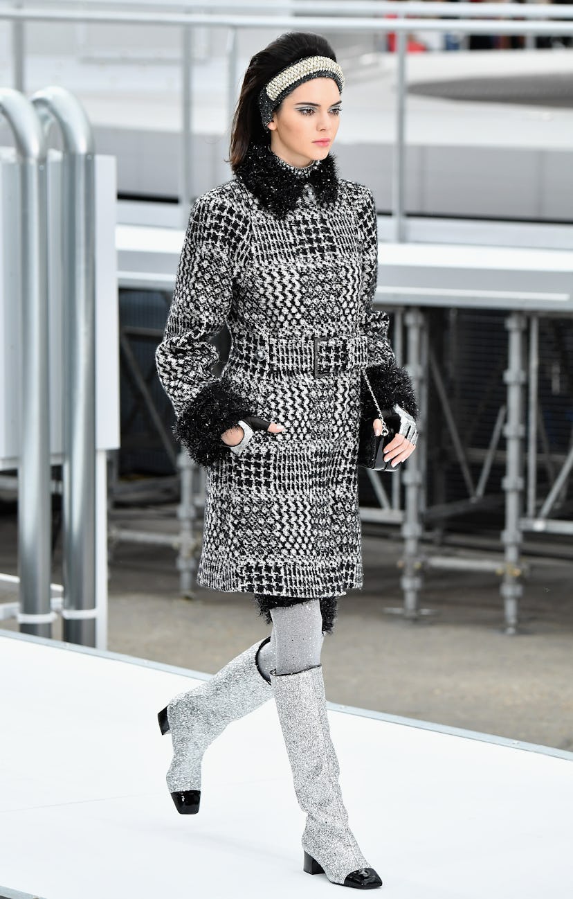 Kendall Jenner walks the runway during the Chanel show as part of the Paris Fashion Week Womenswear ...