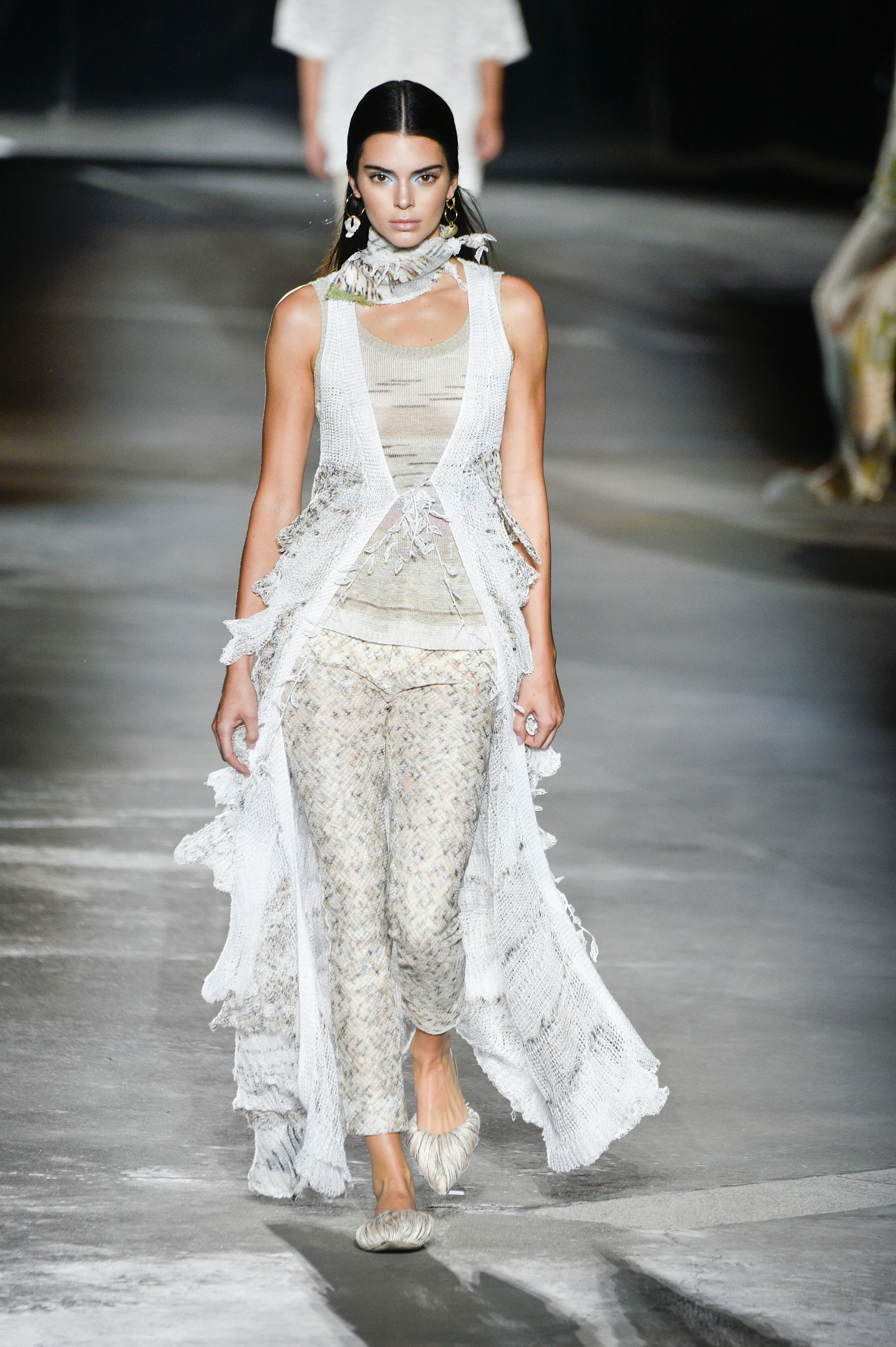 Kendall Jenner walks the runway at the Missoni show during Milan Fashion Week Spring/Summer 2019 on &hellip;