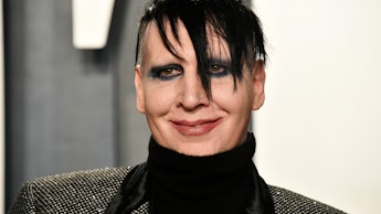 BEVERLY HILLS, CALIFORNIA - FEBRUARY 09: Marilyn Manson attends the 2020 Vanity Fair Oscar Party hos...