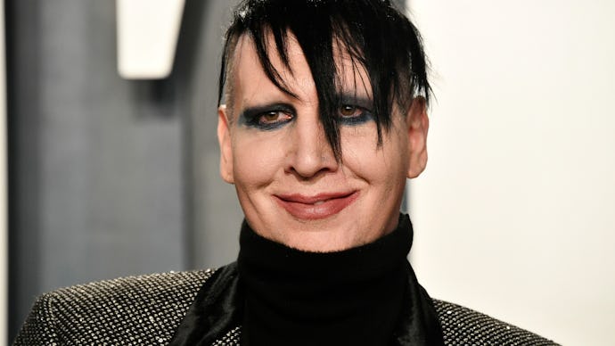 BEVERLY HILLS, CALIFORNIA - FEBRUARY 09: Marilyn Manson attends the 2020 Vanity Fair Oscar Party hos...