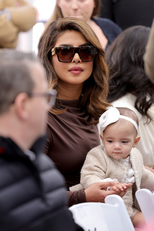 HOLLYWOOD, CALIFORNIA - JANUARY 30: Priyanka Chopra and Malti Marie Chopra Jonas attend The Hollywoo...