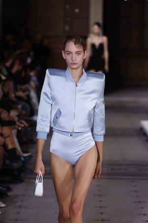 Runway at Coperni RTW Spring 2023 photographed on September 30, 2022 in Paris, France. (Photo by Ait...
