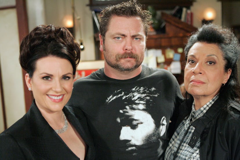 WILL & GRACE -- "The Finale" Episode 23 -- Pictured: (l-r) Megan Mullally as Karen Walker, husband N...