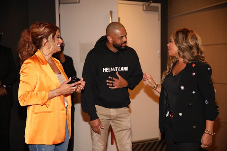 SILVER SPRING, MARYLAND - MAY 18: (L-R) Robyn Dixon, Juan Dixon and Gizelle Bryant attend Reasonably...