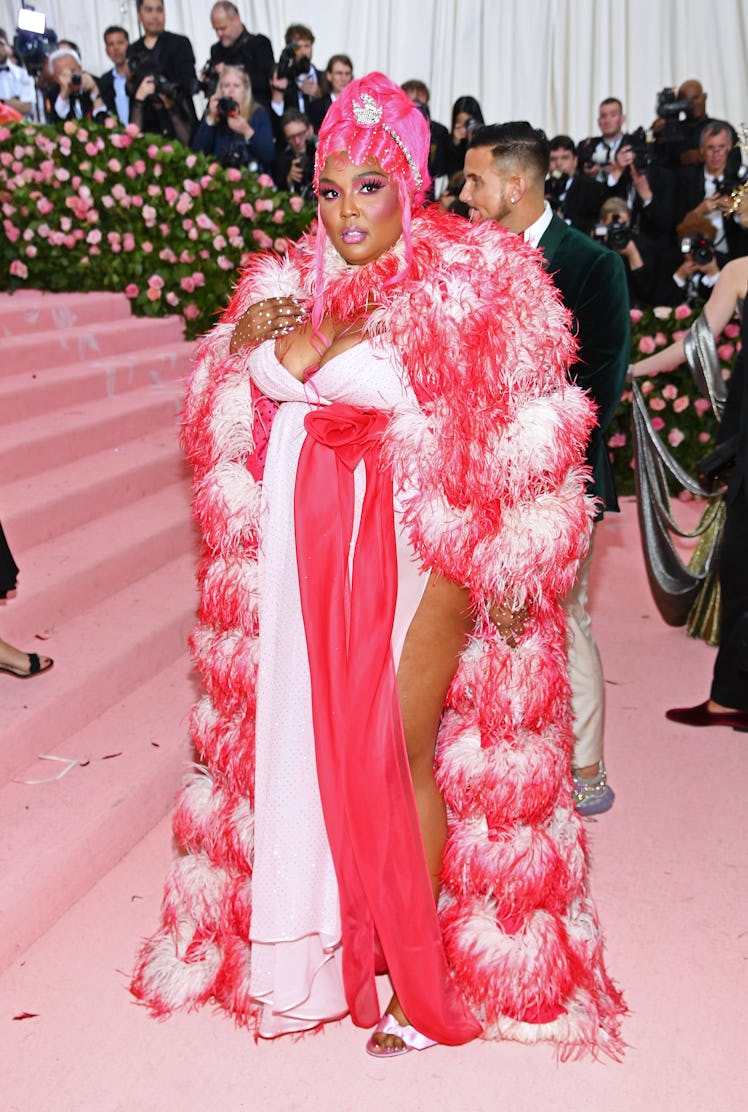 Lizzo attends The 2019 Met Gala Celebrating Camp: Notes on Fashion
