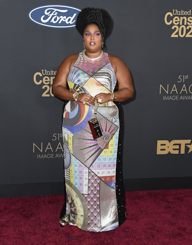 Lizzo arrives at the 51st NAACP Image Awards
