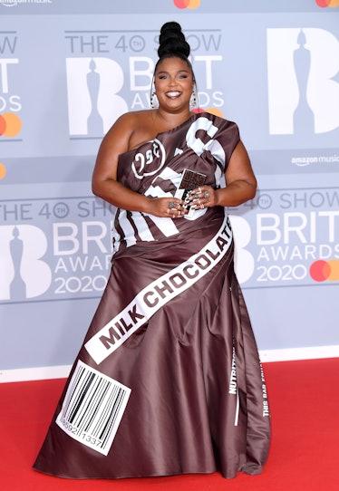 Lizzo attends The BRIT Awards 2020