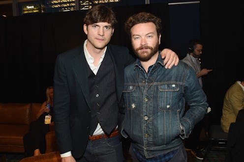NASHVILLE, TN - JUNE 07:  Ashton Kutcher and Danny Masterson pose backstage during the 2017 CMT Musi...