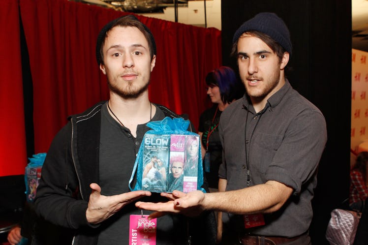 Brothers Josh Farro (left) and Zac Farro (right) suddenly quit Paramore at the end of 2010.
