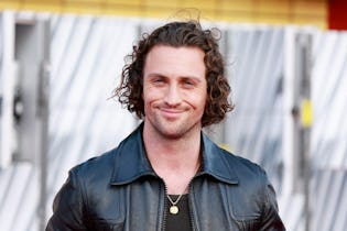 English actor Aaron Taylor-Johnson attends the Los Angeles premiere of "Bullet Train" at the Regency...