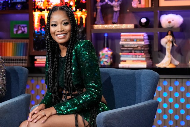 WATCH WHAT HAPPENS LIVE WITH ANDY COHEN -- Episode 19122 -- Pictured: Keke Palmer -- Keke Palmer sha...