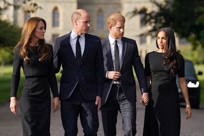 WINDSOR, ENGLAND - SEPTEMBER 10: Catherine, Princess of Wales, Prince William, Prince of Wales, Prin...