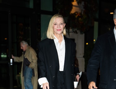 Cate Blanchett is seen in SoHo on January 04, 2023 in New York City. 