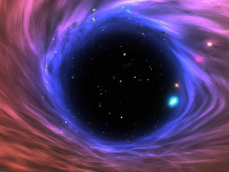 Illustration of a black hole