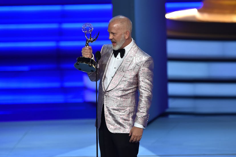 Ryan Murphy accepts the Outstanding Limited Series award for 'The Assassination of Gianni Versace: A...