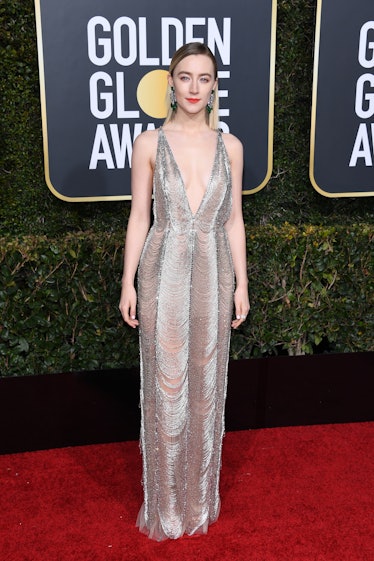 Saoirse Ronan attends the 76th Annual Golden Globe Awards 