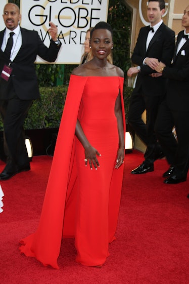 Lupita Nyong'o attends the 71st Annual Golden Globe Awards 