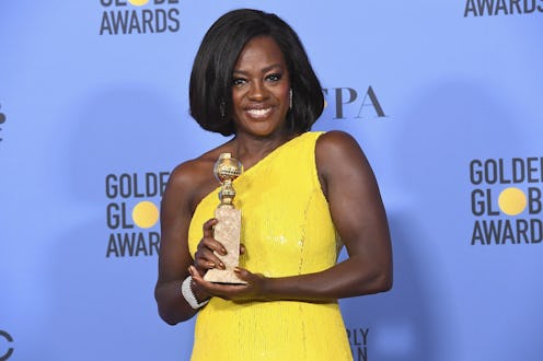 BEVERLY HILLS, CA - JANUARY 08:  74th ANNUAL GOLDEN GLOBE AWARDS -- Pictured: (l-r) Actress Viola Da...