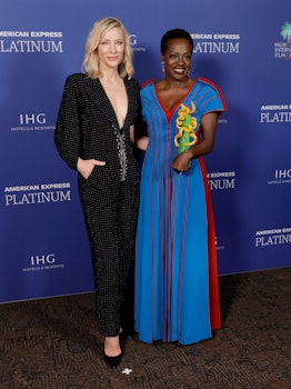 Cate Blanchett and Viola Davis at the 2023 Palm Springs International Film Awards