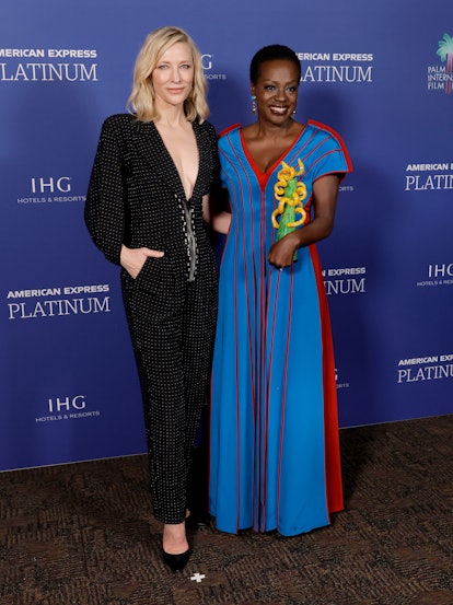 Cate Blanchett and Viola Davis at the 2023 Palm Springs International Film Awards