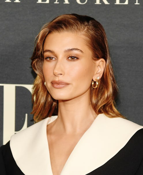 Hailey Bieber at Elle's Women in Hollywood at the Academy Museum of Motion Pictures on October 19, 2...