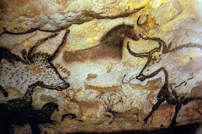 Lascaux is the setting of a complex of caves in southwestern France famous for its Paleolithic cave ...