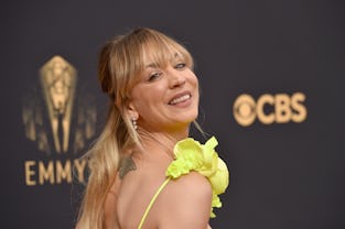 Kaley Cuoco at the 73rd Primetime Emmy Awards held at L.A. Live on September 19, 2021. (Photo by Mic...