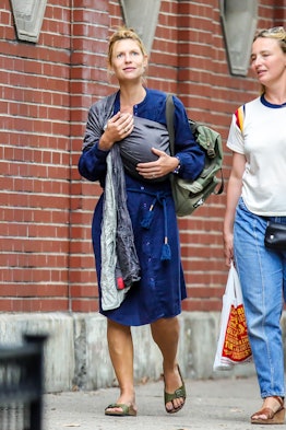 Claire Danes is seen in the West Village on September 7, 2018 in New York, New York.