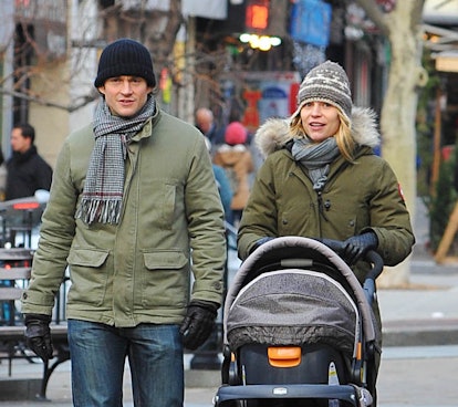 Claire Danes' son was on set with her.
