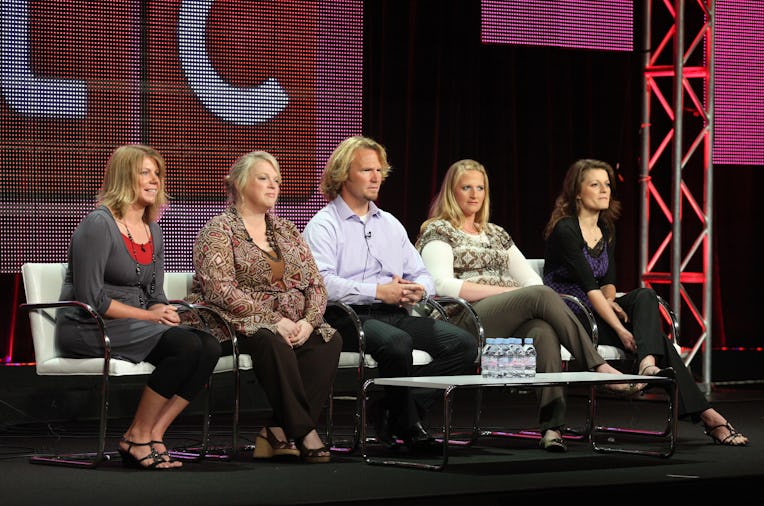BEVERLY HILLS, CA - AUGUST 06: TV personalities Meri Brwon, Janelle Brown, Kody Brown, Christine Br...