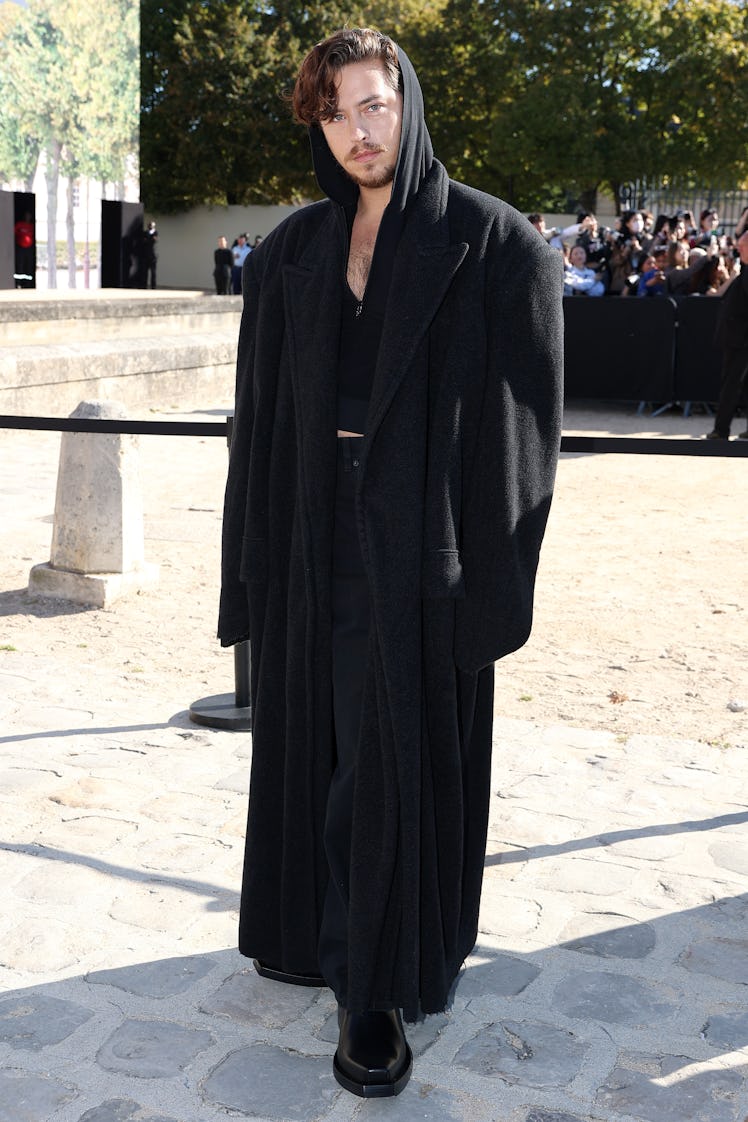 cole Sprouse attends the Balenciaga Womenswear Spring/Summer 2024 show