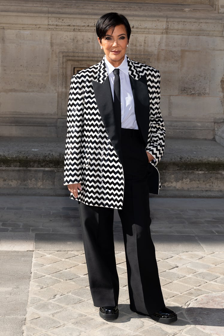 Kris Jenner attends the Valentino Womenswear Spring/Summer 2024 show