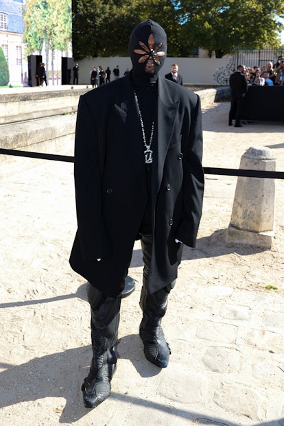 PARIS, FRANCE - OCTOBER 01: Usher attends the Balenciaga Womenswear Spring/Summer 2024 show as part ...