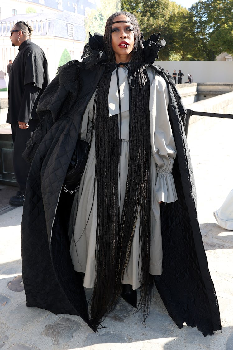 Erykah Badu attends the Balenciaga Womenswear Spring/Summer 2024 show 