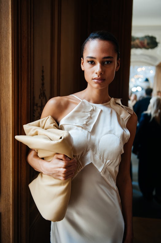 Backstage at Victoria Beckham Ready To Wear Spring 2024 on September 29, 2023 in Paris, France. (Pho...