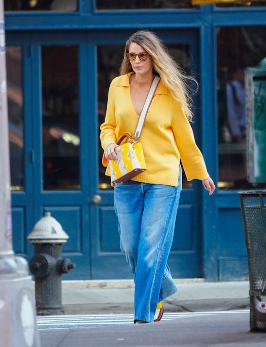 Blake Lively off-duty fall outfit