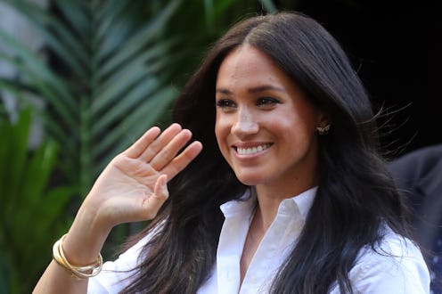Meghan Markle layered haircut blowout