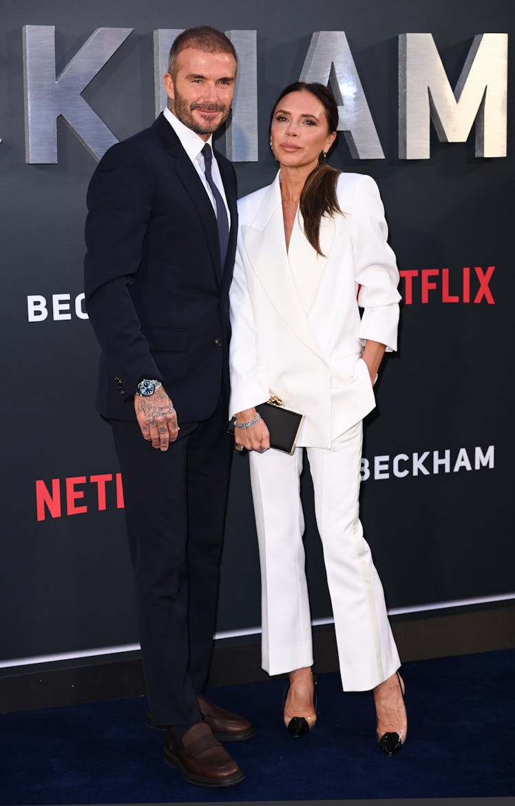  Victoria Beckham and David Beckham attend the Netflix 'Beckham' UK Premiere