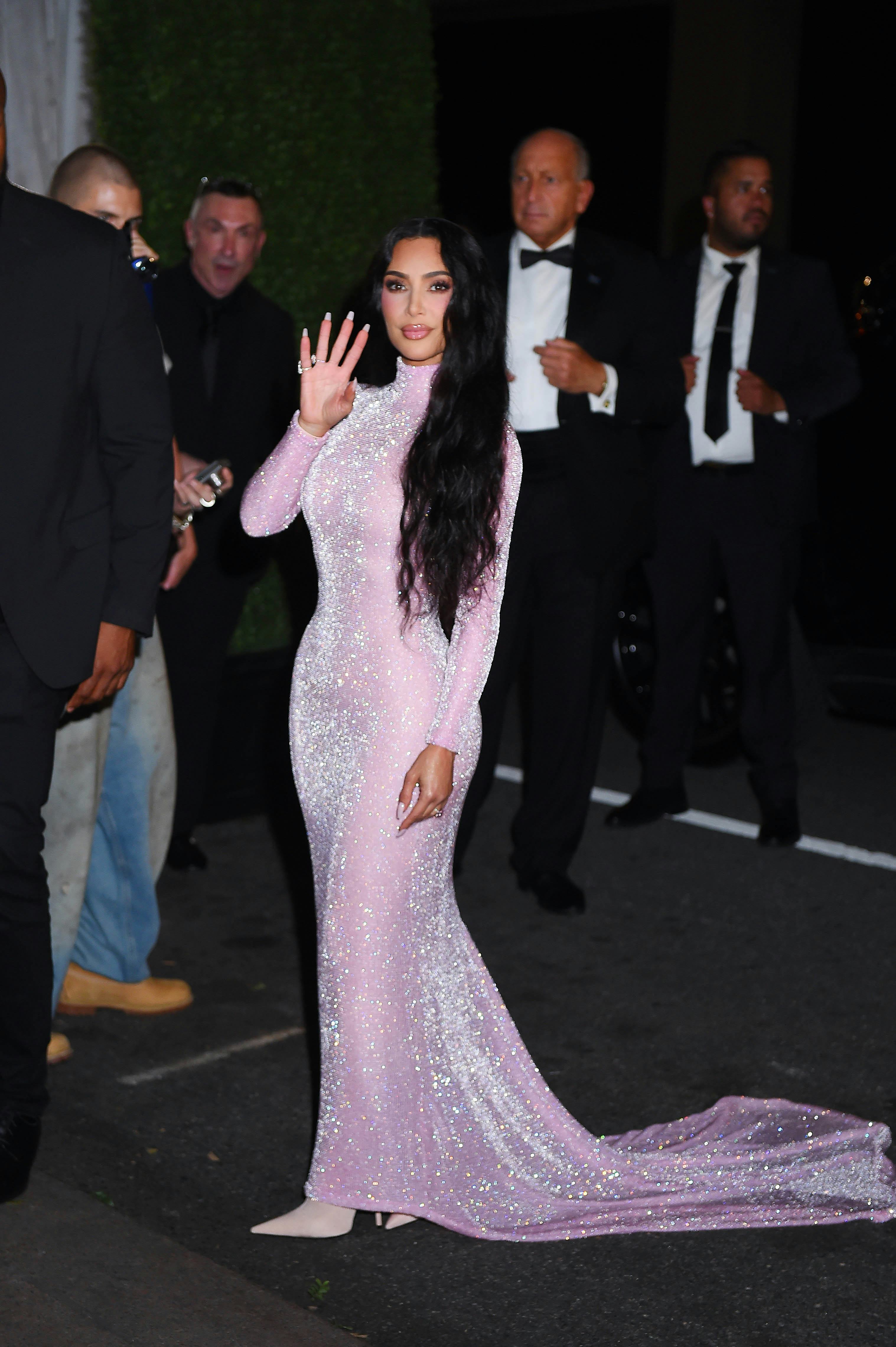 Kim Kardashian is seen out and about on September 12, 2023 in New York, New York.