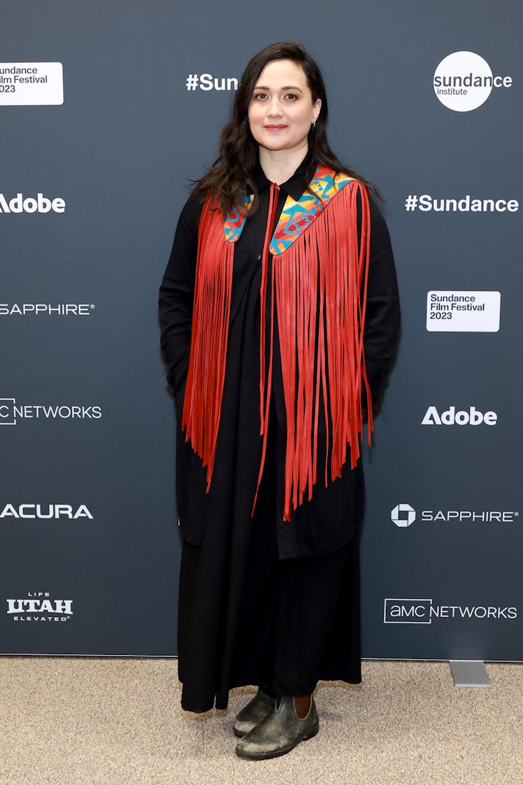 Lily Gladstone attends the 2023 Sundance Film Festival "Fancy Dance" Premiere at Eccles Center Theat...