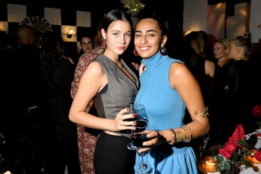 NEW YORK, NEW YORK - OCTOBER 11: Grace Burns and Amaara Bahanda attend W Magazine's The Originals Di...