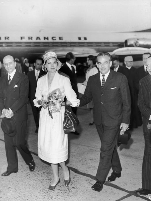 Prince Rainier and Grace Kelly.