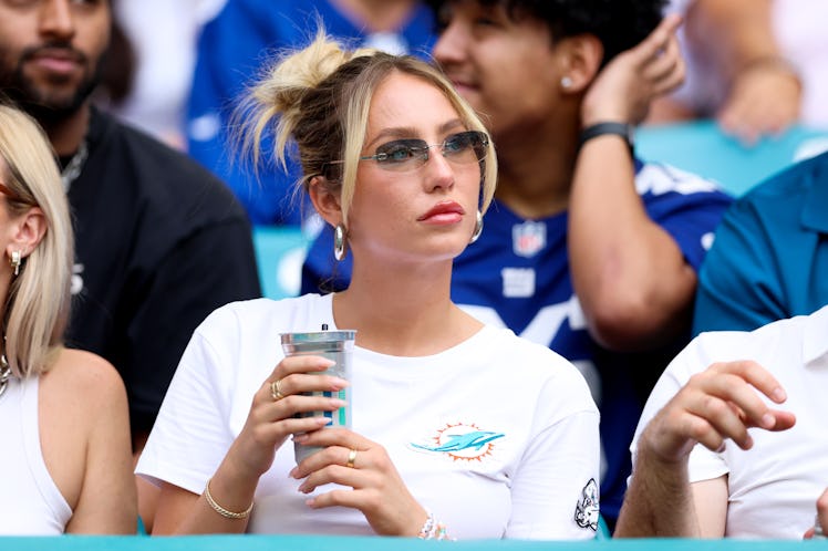Alix Earle at Miami Dolphins game