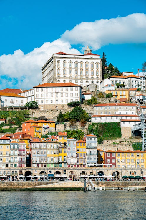 View of Porto Old Town at sunny day, Portugal
