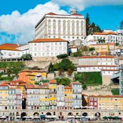 View of Porto Old Town at sunny day, Portugal
