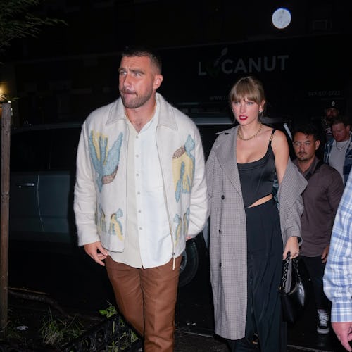 Travis Kelce and Taylor Swift couple style