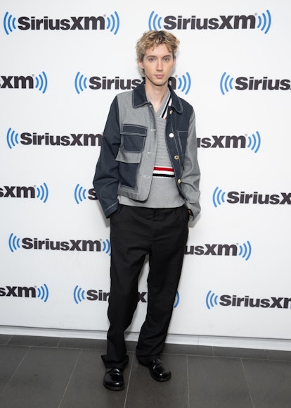 NEW YORK, NEW YORK - OCTOBER 11: Troye Sivan visits the SiriusXM Studios on October 11, 2023 in New ...