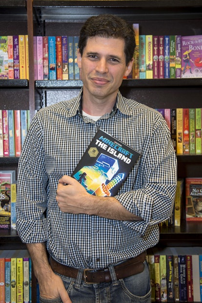 LOS ANGELES, CA - JULY 29:  Author Max Brooks at his signing for book "Minecraft: The Island" at Bar...